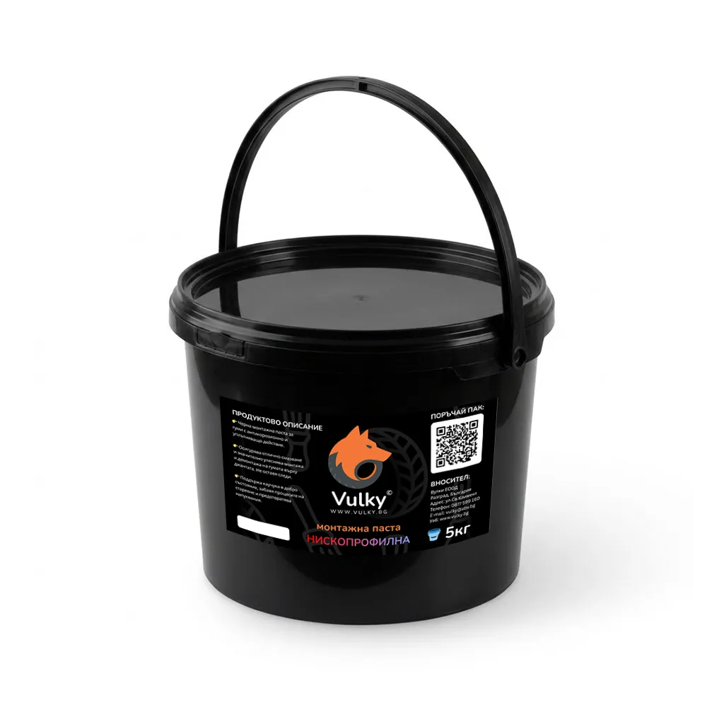[V12002] Вулки НИСКОПРОФИЛНА монтажна паста (к. 5 кг.)