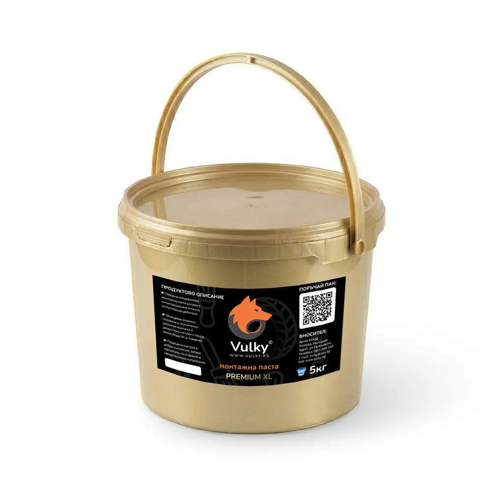 [V12004] Вулки PREMIUM XL товарна глицеринова монтажна паста (к. 5 кг.)