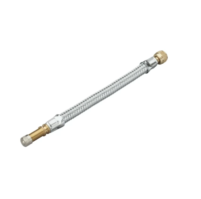 Маркуч с метална оплетка 125 мм (с щипка)